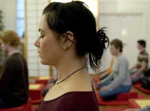 Meditation class in Clapham. Photo by Thierry Bal
